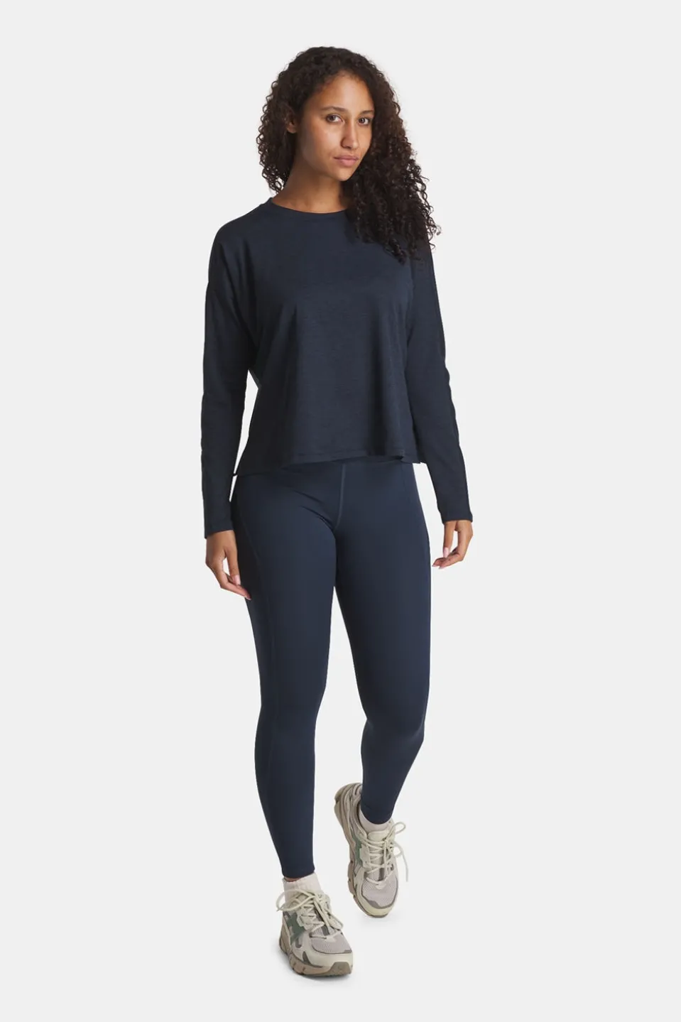 Girlfriend Collective Reset Loose Long Sleeve Tee Dames