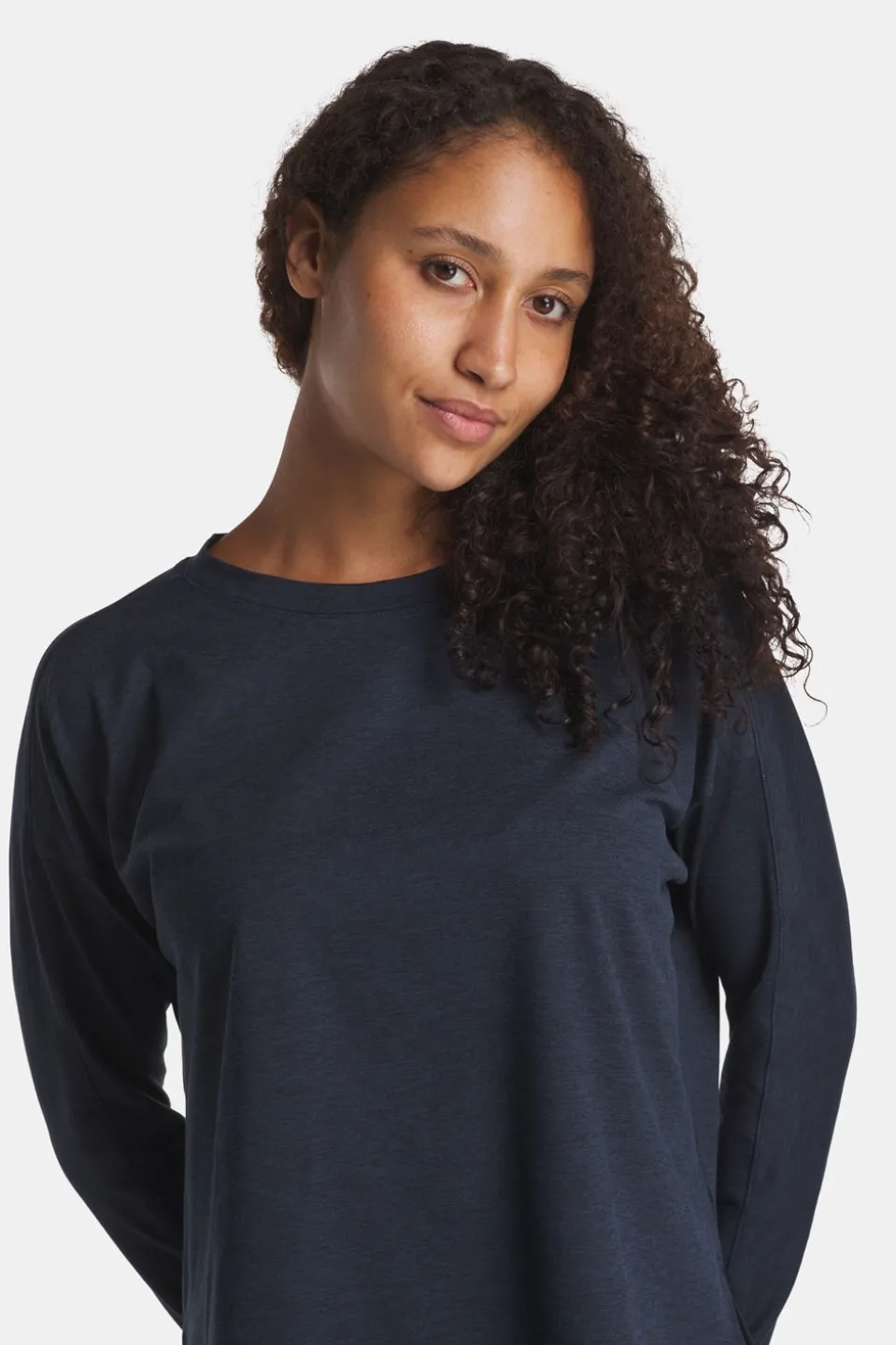 Girlfriend Collective Reset Loose Long Sleeve Tee Dames