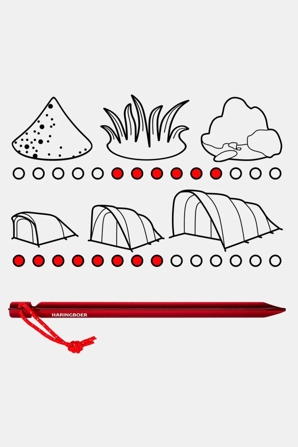 HARINGBOER Aluminium Propellorharing 20 CM - 13 Gram Haring