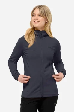 Jack Wolfskin Baiselberg Hooded Fz W Fleecevest Dames
