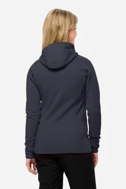 Jack Wolfskin Baiselberg Hooded Fz W Fleecevest Dames