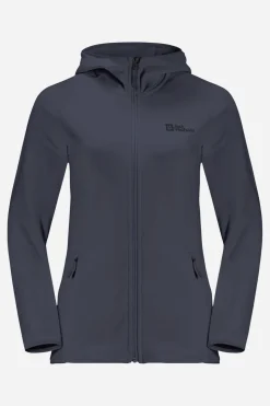 Jack Wolfskin Baiselberg Hooded Fz W Fleecevest Dames