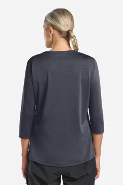 Jack Wolfskin Crosstrail 3/4 Sleeve Tee Shirt Dames
