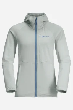 Jack Wolfskin Kolbenberg Hooded FZ Fleecevest Dames