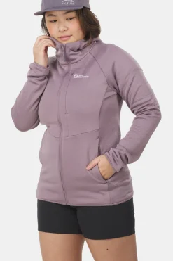 Jack Wolfskin Kolbenberg Hooded FZ Fleecevest Dames