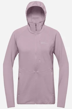 Jack Wolfskin Kolbenberg Hooded FZ Fleecevest Dames