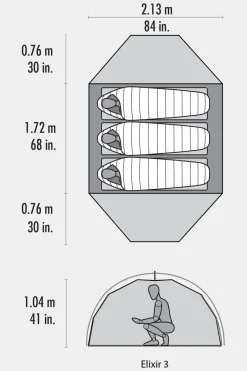MSR Elixir 3-Persoons Tent