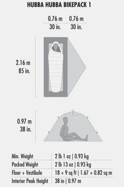 MSR Hubba Hubba Bikepack 1 Tent