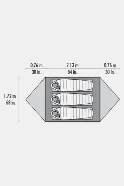 MSR Mutha Hubba NX 3-Persoons Tent
