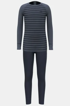 Odlo Active Warm Eco Stripes Baselayer Set Junior