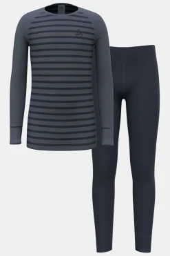 Odlo Active Warm Eco Stripes Baselayer Set Junior
