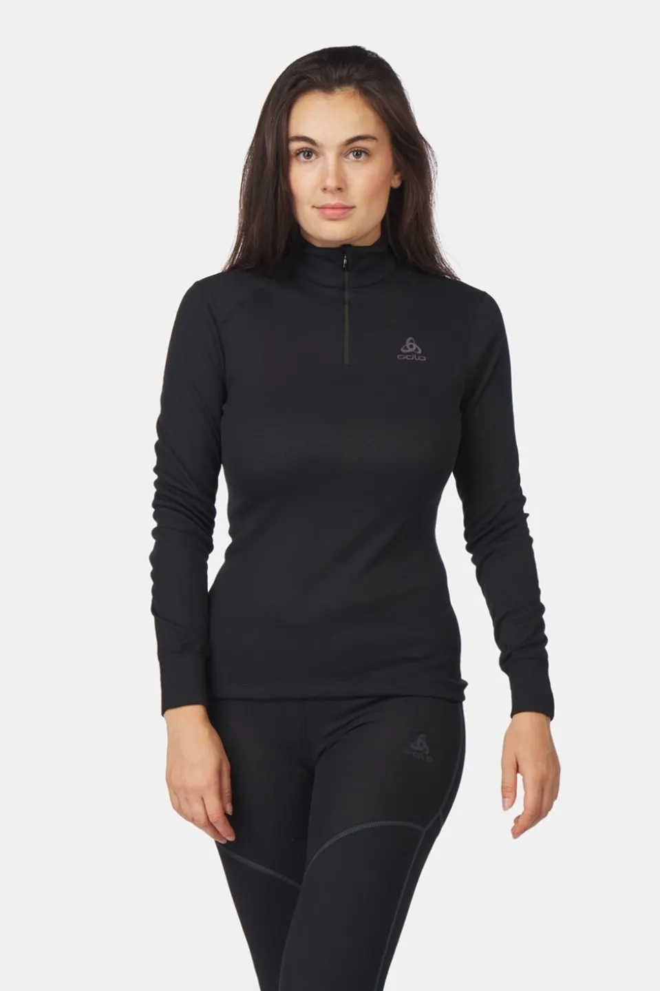 Odlo Bl Top Turtle Neck L/S Half Zip Active Warm Eco