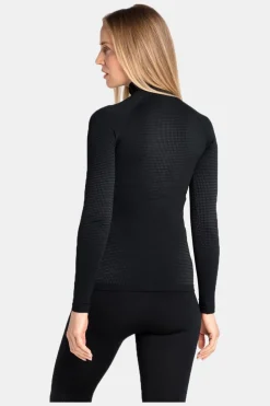 Odlo Performance Warm Eco Turtle Neck Half Zip Basislaagtop Dames