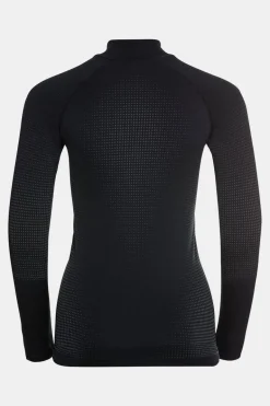 Odlo Performance Warm Eco Turtle Neck Half Zip Basislaagtop Dames