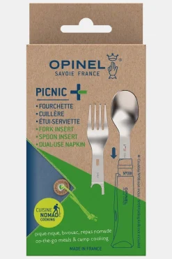Opinel Picknic Plus Outdoor Cutlery Set 3-delig Reisbestek