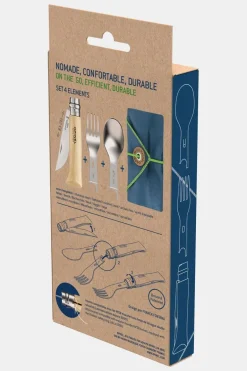 Opinel Picknic Plus Outdoor Cutlery Set 4-delig Reisbestek