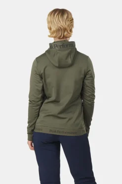 Peak Performance W Rider Tech Zip Hood Fleecevest Dames
