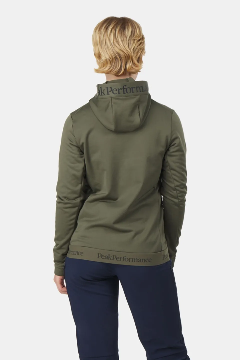 Peak Performance W Rider Tech Zip Hood Fleecevest Dames