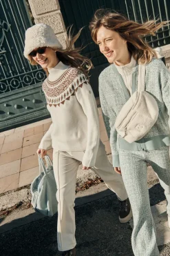 Poivre Blanc Pullover Fleecetrui Dames