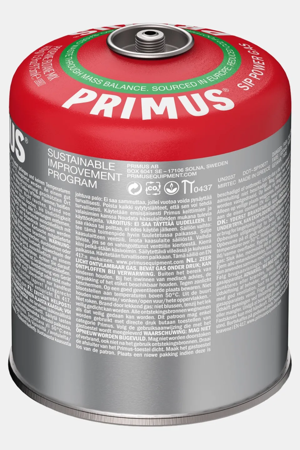 Primus Power Gas S.I.P 450G Brandstof