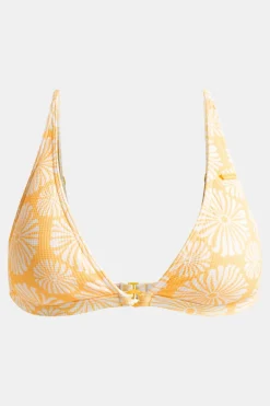 Roxy Tropical Tile Elongated Tri Bikini Top Dames
