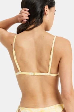 Roxy Tropical Tile Elongated Tri Bikini Top Dames