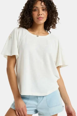 Roxy Women'S Time For Palm Tree T-Shirt Dames