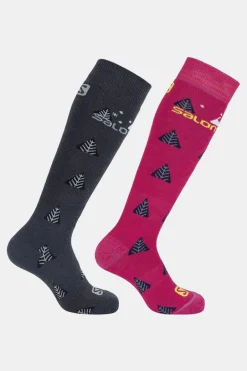 Salomon Team 2-Pack Sok Junior