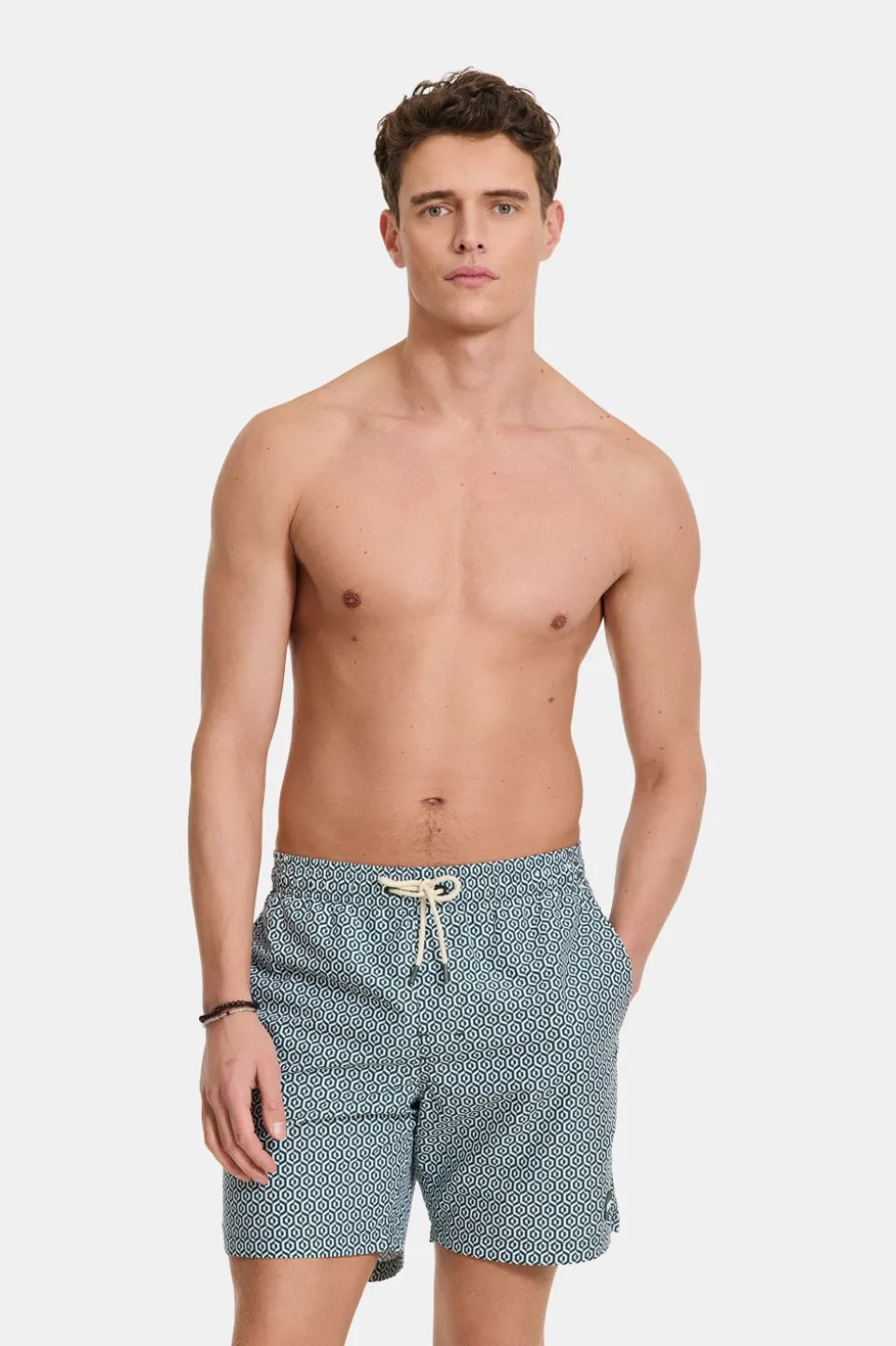Shiwi Mike Geometrische Print Zwembroek