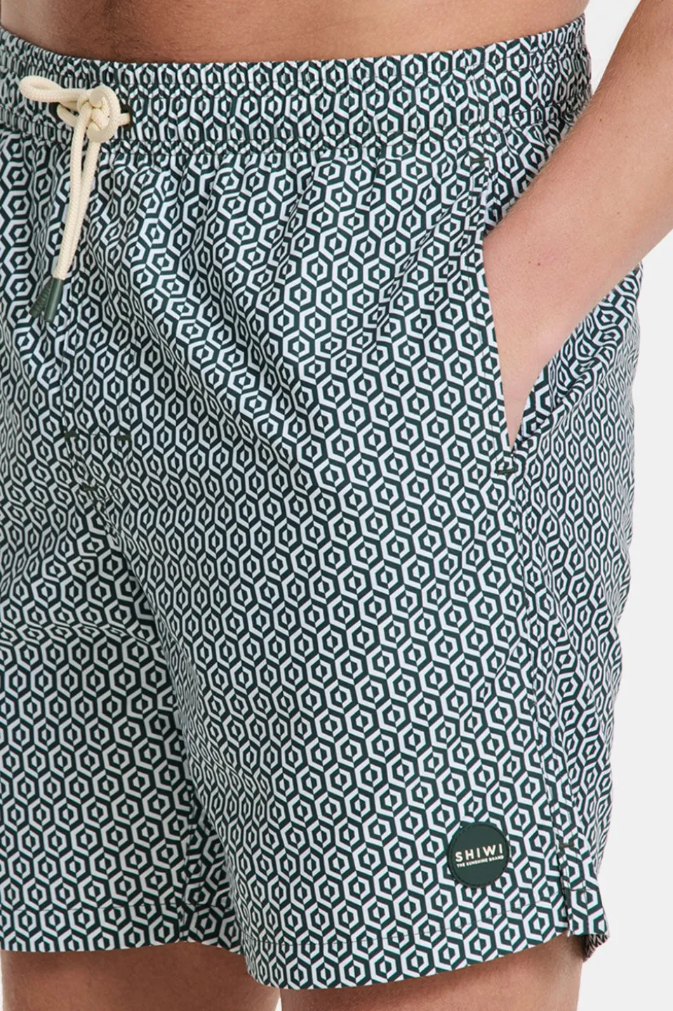 Shiwi Mike Geometrische Print Zwembroek