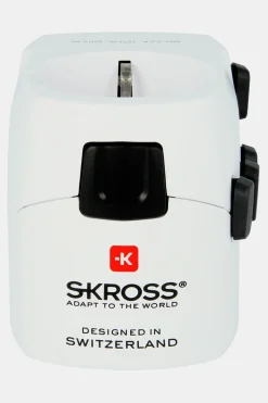 S-Kross Pro World Travel Adapter. With Ground Plugs 7.0 Amp, Wereldstekker