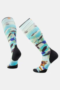 Smartwool Ski Targeted Cushion Bear Country Print OTC Skisok