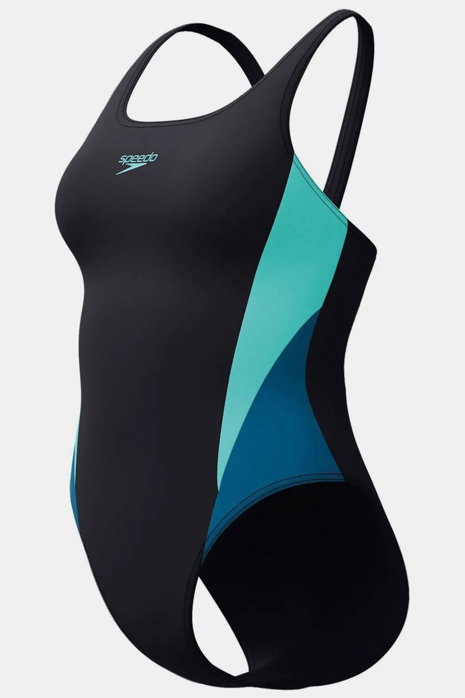 Speedo Eco Colourblock 2.0 Bla/Blu Badpak Dames