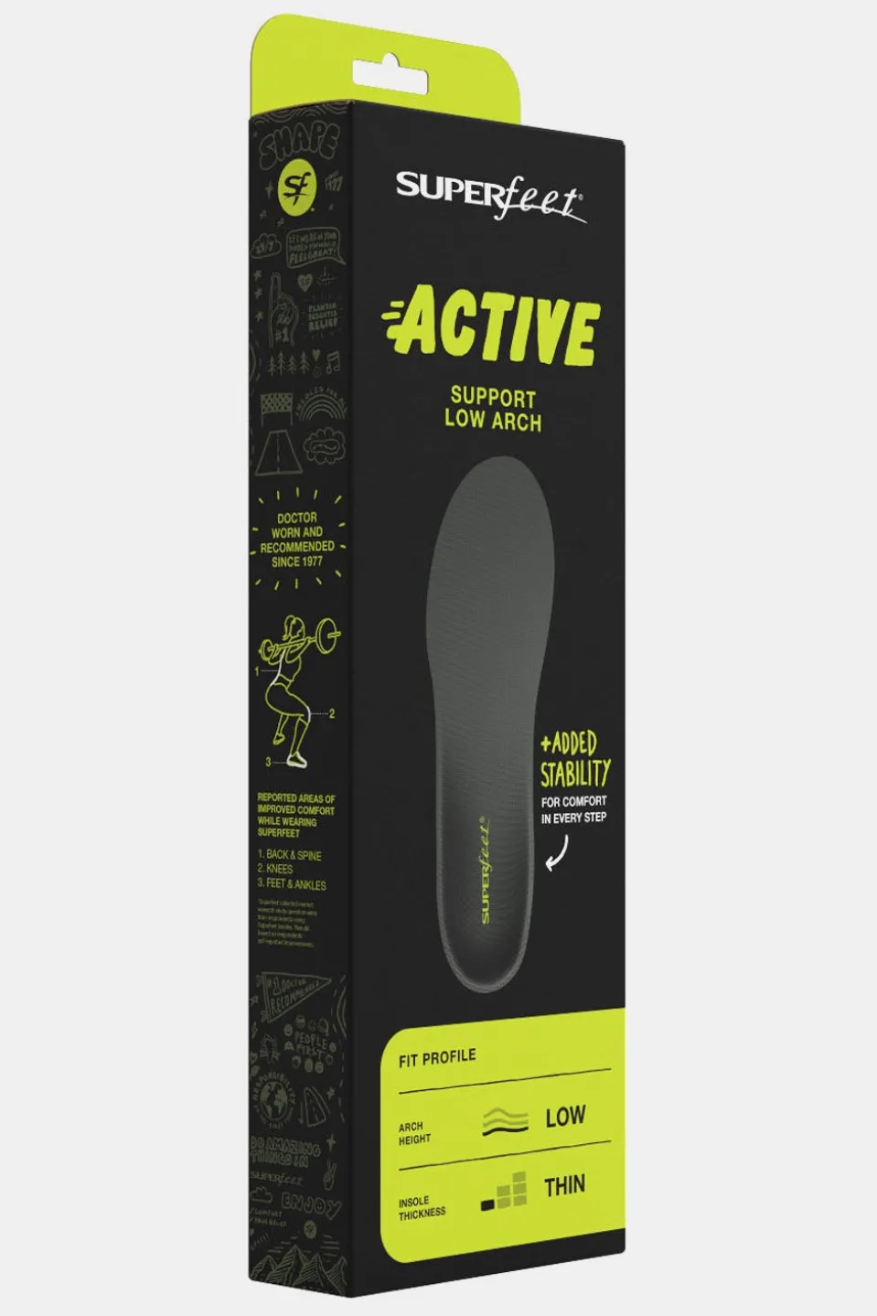 Superfeet Active Support Low Inlegzool