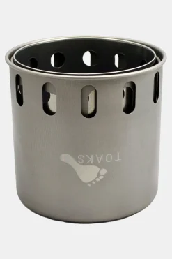 TOAKS Titanium Backpacking Wood Burning Stove STV-11