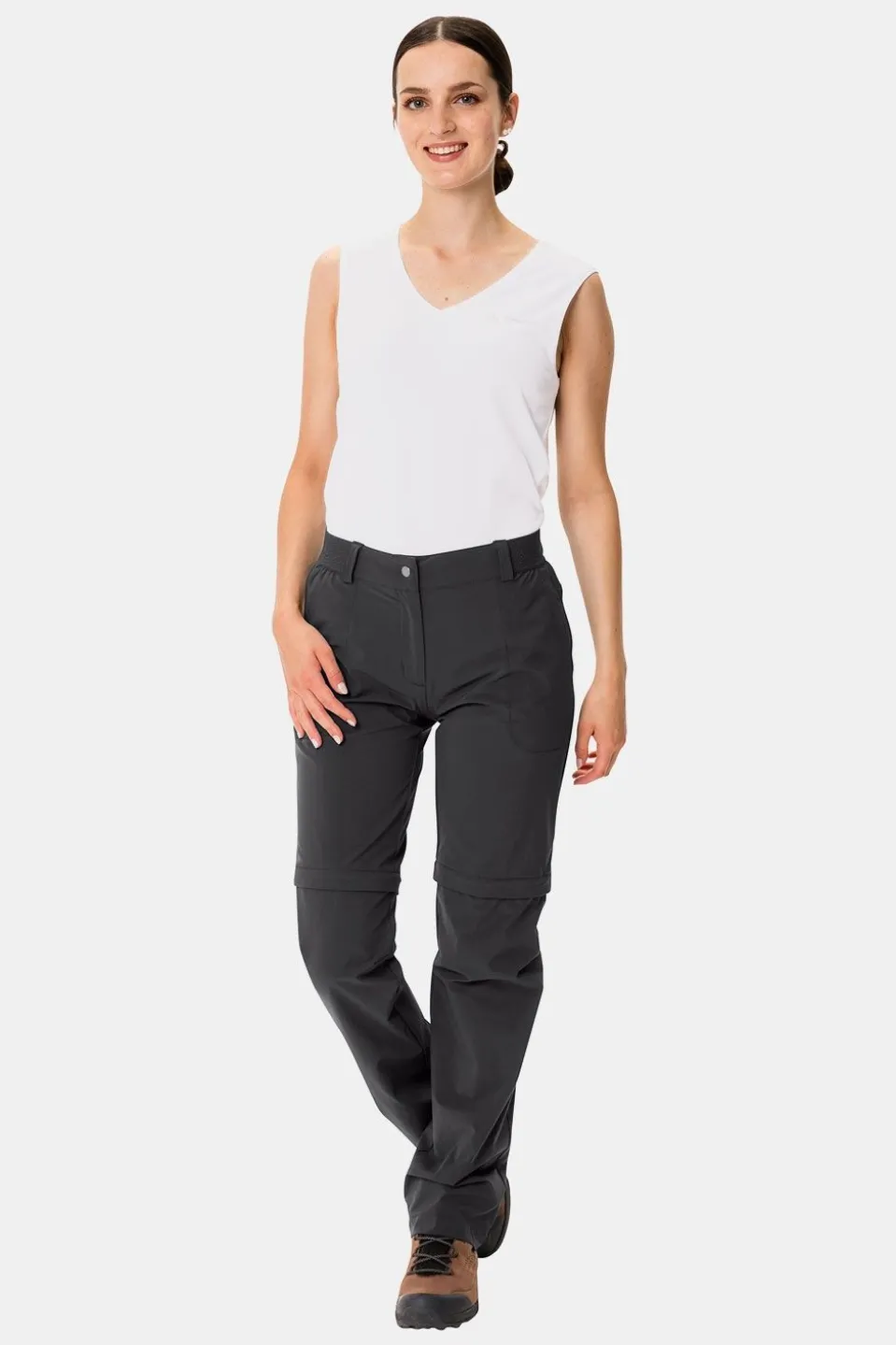 Vaude Farley II Stretch ZO Broek Long Dames