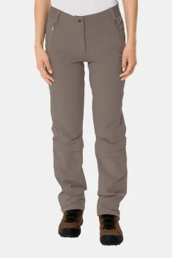 Vaude Farley Stretch Capri T-Zip III Afritsbroek Dames