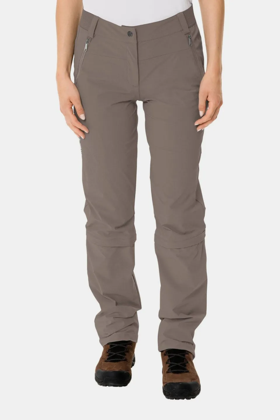 Vaude Farley Stretch Capri T-Zip III Afritsbroek Dames