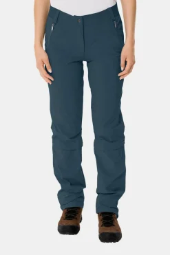 Vaude Farley Stretch Capri T-Zip III Afritsbroek Dames