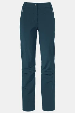 Vaude Farley Stretch Capri T-Zip III Afritsbroek Dames