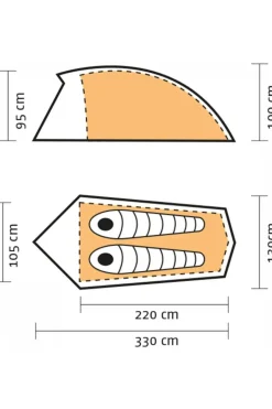 Vaude Hogan UL 2P Hybride tent