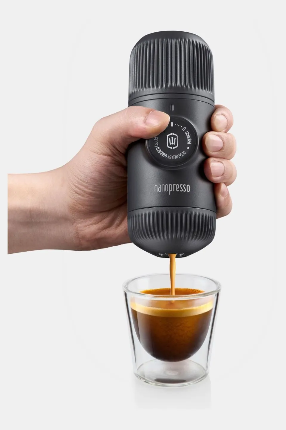 Wacaco Grey Ground Coffee + Carrying Bag