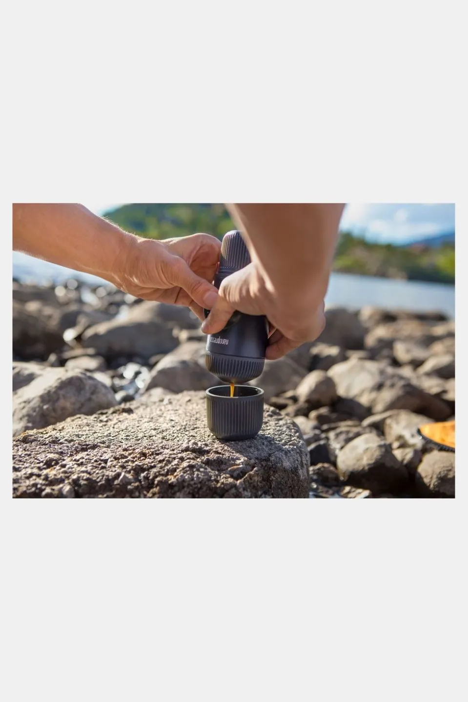 Wacaco Grey Ground Coffee + Carrying Bag